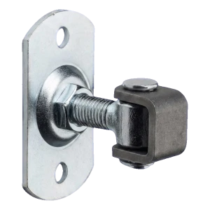 Nastaviteľný brankový záves M16 s obdĺžnikovým štítkom 100×55×4 mm