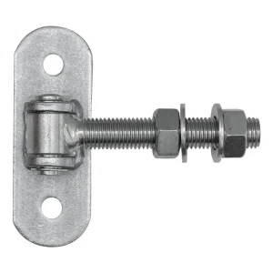 Nastaviteľný závesný pant M20 s doštičkou 140×50 mm – pozinkovaný