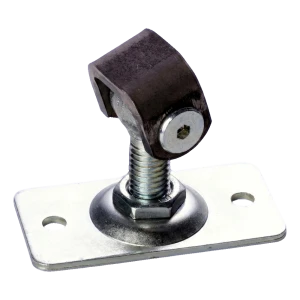 Regulovateľný záves na bránku s obdĺžnikovým štítom M12 75×38 mm oceľový pozinkovaný