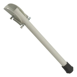 Nožička blokujúca dvere oceľová pružinová 160 mm – biela