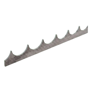 Oplotová protivlámacia oceľová lišta H33 mm – dĺžka 2000 mm