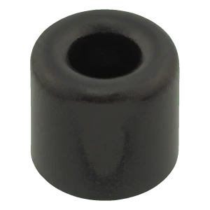 Dverný doraz gumový priskrutkovaný čierny Ø40 mm H28 mm