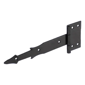 Ozdobný altánový záves oceľový 250 mm čierny