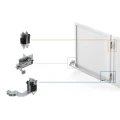 Comunello Albatros Piccolo – systém pántov pre lámanú bránu do 4 m / 100 kg 001-530 (9)