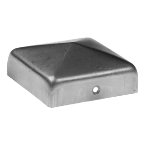 Oceľová pozinkovaná obálková strieška na plotový stĺpik 35×35 mm