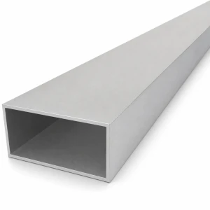 Hliníková obdĺžniková rúra 40×80×2 mm – uzavretý profil EN AW-6060, dĺžka 2000 mm