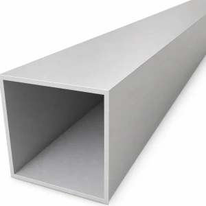 Hliníková štvorcová rúra 80×80×3 mm – uzavretý profil EN AW-6060, L=2000 mm