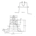 Šikmý trapézový mostík s tesnením EPDM H63 L330 – hliníkový strešný adaptér PV 001-776 (2)