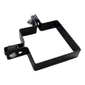 Rožkový obchytník na plotové panely 100x100 mm čierny 000-774 (2)