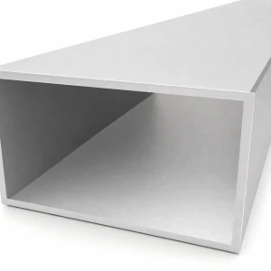 Hliníková obdĺžniková rúra 80×140×4 mm – uzavretý profil D=2000 mm EN AW-6060