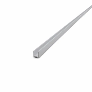 Hliníková U-lišta EN AW-6060 profil C/U 8×8×1 mm, dĺžka 2000 mm