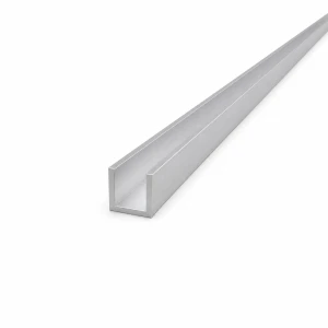 Hliníková C/U lišta 18×18×2 mm – profil C/U EN AW-6060 dĺžka 2000 mm
