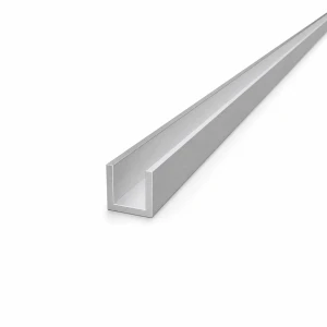 Hliníkový profil C/U 20×20×2 mm – dĺžka 2000 mm