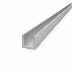 Hliníková C-lišta 25×25×3 mm – profil C/U EN AW-6060 L=2000 mm