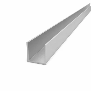 Hliníkový C-profil 30×30×2 mm – profil C/U EN AW-6060, dĺžka 2000 mm