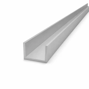 Hliníkový U-profil 40×25×3 mm – otvorený profil C/U, dĺžka 2000 mm