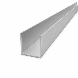 Hliníkový C/U profil 40×40×2 mm – EN AW-6060, dĺžka 2000 mm