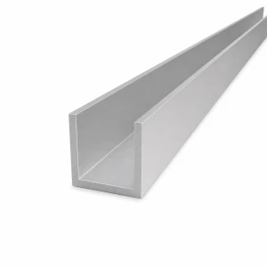 Hliníkový U-profil (ceownik) 40×40×4 mm EN AW-6060 – profil C/U, dĺžka 2000 mm