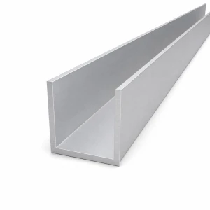 Hliníkový profil C/U 50×50×4 mm – dĺžka 2000 mm