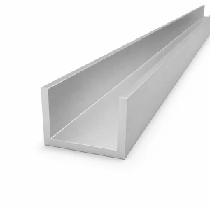 Hliníkový U-profil 60×40×5 mm – profil C/U EN AW-6060, dĺžka 2000 mm