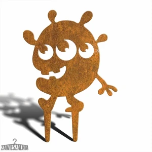 Záhradná ozdoba Príšerná príšera Reni oceľ corten 27×38 cm