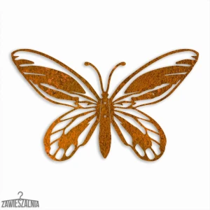 Zawieszalnia – 3D nástenná dekorácia Motýľ Goliáš L 44 cm z cortenovej ocele
