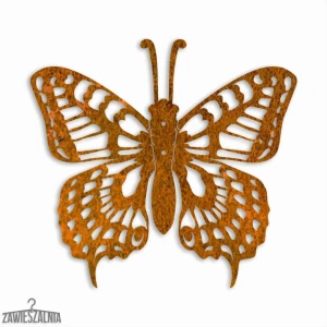 Zawieszalnia – 3D nástenná dekorácia Motýľ Vidlochvost M 31×29 cm corten oceľ