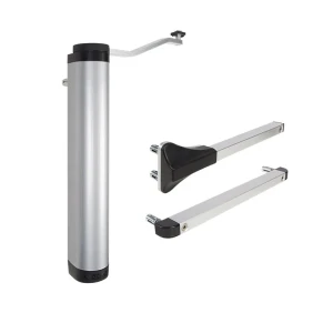 Locinox – vertikálny hydraulický samozatvárač na bránky 90° a 180° strieborný