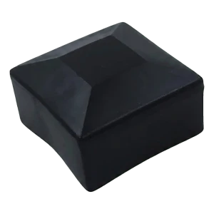 Čierna krytka LLDPE pre montážne profily FV 40×40 mm – typ 2
