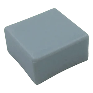 Plochá krytka sivá LLDPE pre montážne profily PV 40×40 mm – typ 3