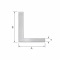 Hliníkový uholník nerovnoramenný 40×20×2,6 mm – profil L, dĺžka 2000 mm 001-702 (2)