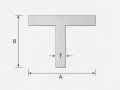 Hliníkový T-profil 30×30×3 mm – profil T EN AW-6060 dĺžka 2000 mm 001-868 (2)
