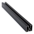 Montážny profil PV hliníkový 40×40 mm eloxovaný čierny – lišta 625 cm na skrutky M10 PV-01-02-AN (1)