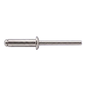 Trhací nit nehrdzavejúci A2/A2 ISO 15983 5,0×10 mm – plochá hlava, otvorený – kartón 500 ks