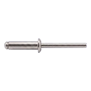 Trhací nit nehrdzavejúci A2/A2 ISO 15983 4,0×18 mm – plochá hlava, otvorený – kartón 500 ks