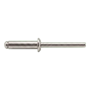 Trhací nit nehrdzavejúci A2/A2 ISO 15983 5,0×16 mm – plochá hlava, otvorený – kartón 500 ks