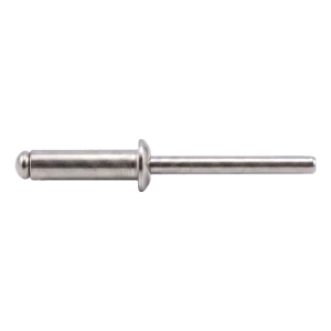 Trhací nit nehrdzavejúci A2/A2 ISO 15983 6,0×10 mm – plochá hlava, otvorený – kartón 250 ks