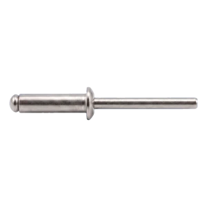 Trhací nit nehrdzavejúci A4/A4 ISO 15983 4,0×16 mm – plochá hlava, otvorený – kartón 500 ks