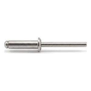 Trhací nit nehrdzavejúci A2/A2 ISO 15983 5,0×30 mm – plochá hlava, otvorený – kartón 250 ks