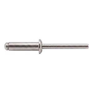 Trhací nit nehrdzavejúci A2/A2 ISO 15983 3,2×10 mm – plochá hlava, otvorený – kartón 500 ks