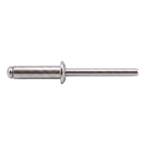 Trhací nit nehrdzavejúci A2/A2 ISO 15983 3,0×12 mm – plochá hlava, otvorený – kartón 500 ks