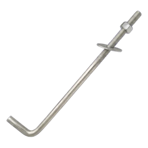 Kotevná skrutka v tvare L (ohnutá skrutková spojka) M14×400 mm – pozinkovaná