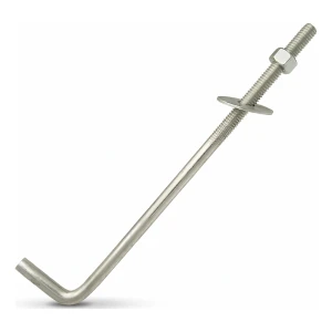 Kotevná skrutka v tvare L (skrutkový spojovací prvok ohnutý) M12×350 mm – pozinkovaná