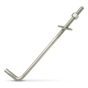 Kotevná skrutka v tvare L (ohnutá skrutková spojka) M16×300 mm – pozinkovaná
