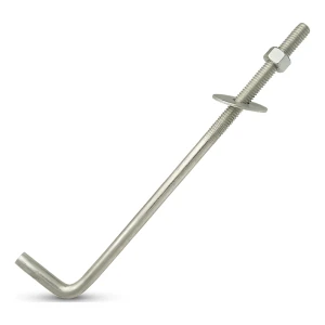 Kotevná skrutka v tvare L (ohnutá skrutková spojka) M16×400 mm – pozinkovaná