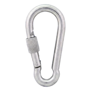 Karabína so zámkom pozinkovaná 10×100 mm – zaisťovacia matica, DIN 5299 D