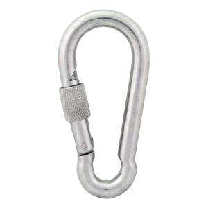 Karabína so zámkom pozinkovaná 11×120 mm – poistná matica, DIN 5299 D