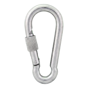 Karabína so zámkom pozinkovaná 12×140 mm – zaisťovacia matica, DIN 5299 D