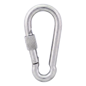 Karabína so zámkom pozinkovaná 13×160 mm – zabezpečovacia matica, DIN 5299 D