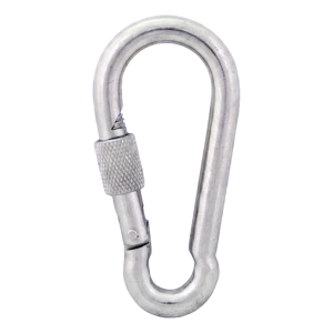 Karabína so zámkom pozinkovaná 14×180 mm – zaisťovacia matica, DIN 5299 D